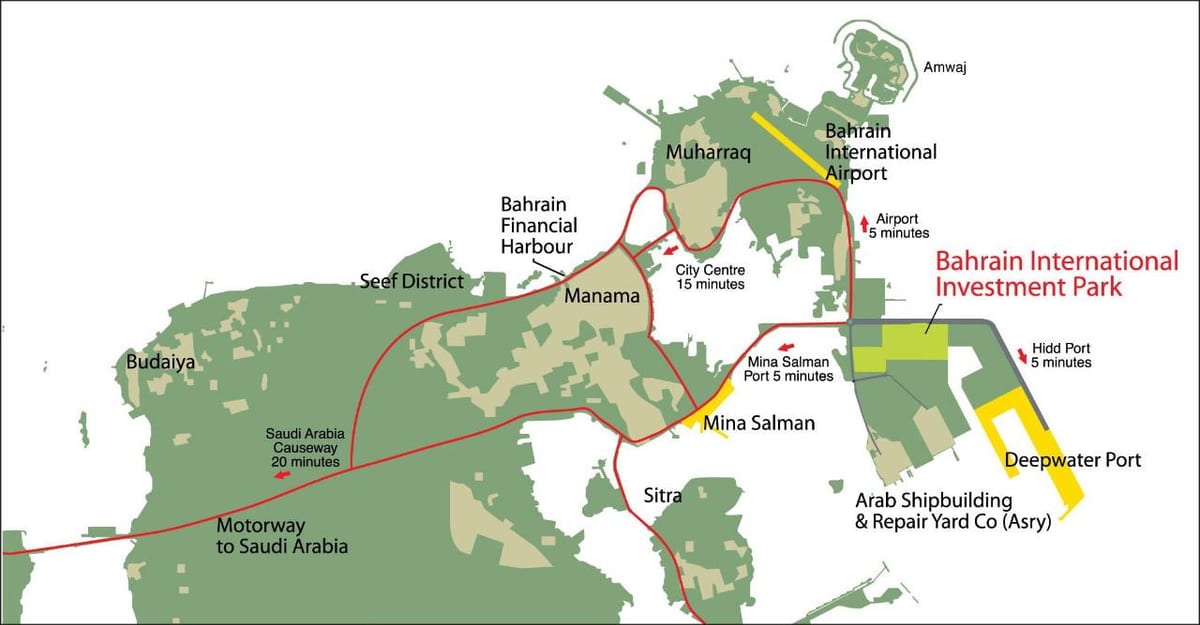 kat jeyografik nan Bahrain 2030