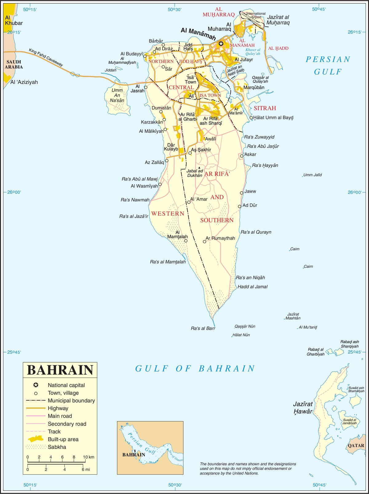 Bahrain politik kat jeyografik