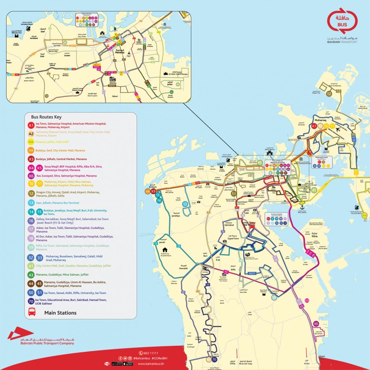 Bahrain otobis wout kat jeyografik