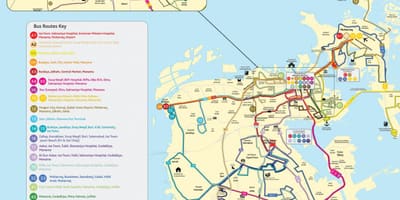 Bahrain otobis wout kat jeyografik